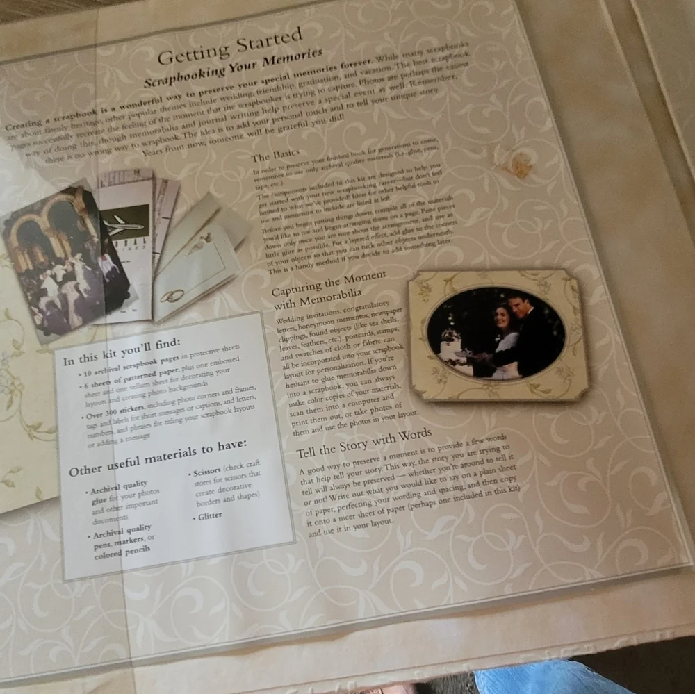 Furio Home Wedding Scrapbook Acid Free Archival Album 12 x 12 New in Package